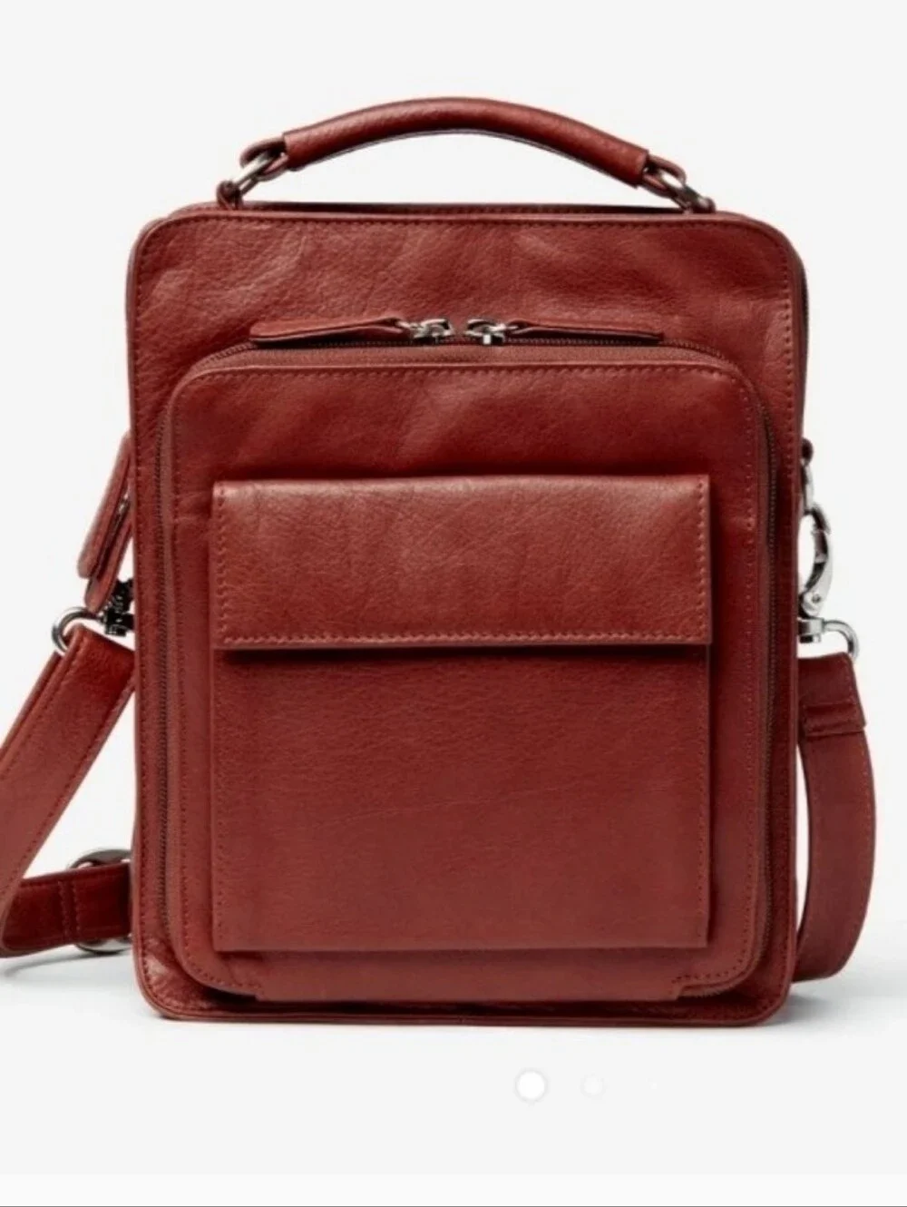 Osgoode Marley - Brown Leather Crossbody Shoulder Bag (for Men)